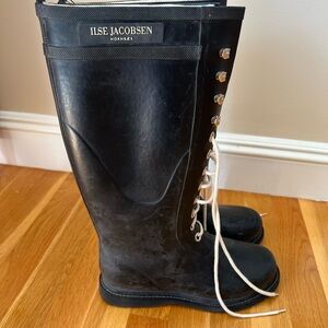 Ilse Jacobsen Black Tall Boots